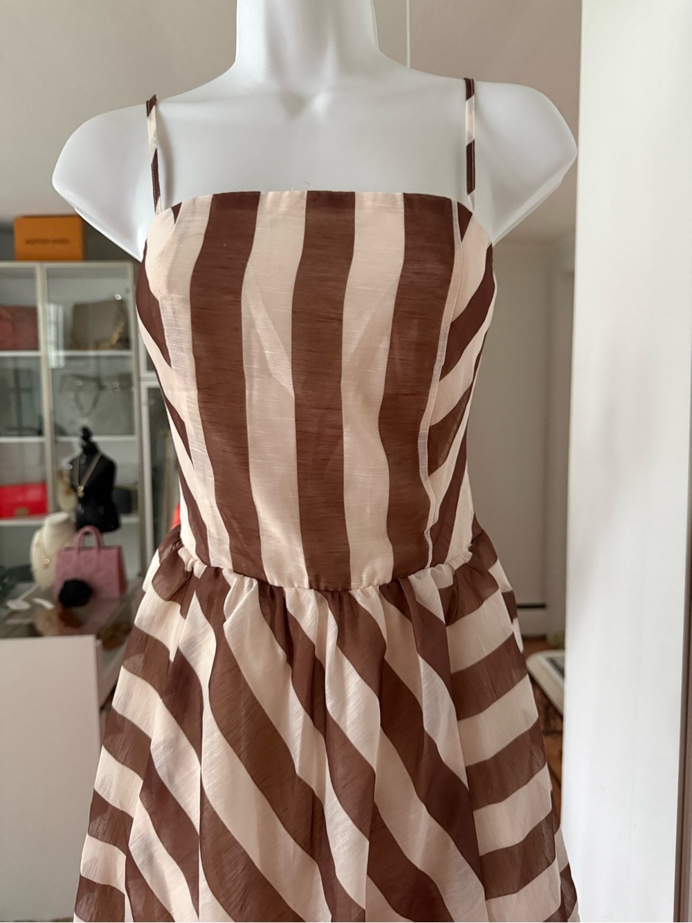NWT Commense Striped cami Dress - XS - Picture 4 of 8